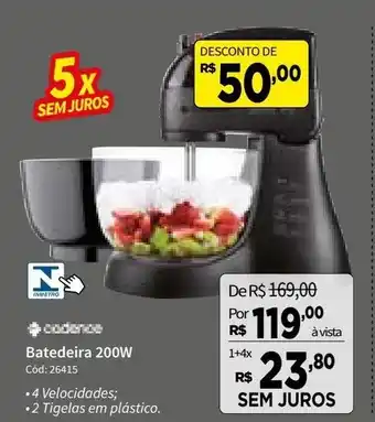 Deltasul Cadence Batadeira 220W oferta