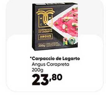 Carpaccio de lagarto angus carapreta
