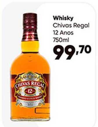 Whisky chivas regal 12 anos
