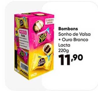 Zaffari Bombons sonho de valsa + ouro branco lacta oferta