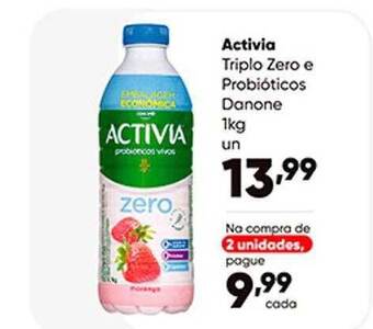 Zaffari Activia danone oferta