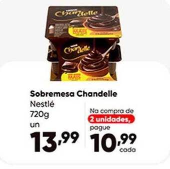 Zaffari Sobremesa chandelle nestlé oferta