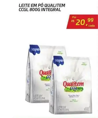 CenterBox Leite Em Pó Qualitem Ccgl Integral 800g oferta