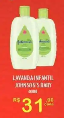 Farmácia Aldesul Lavanda Infantil Johnson's Baby 400ml oferta