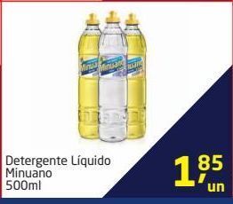 Tenda Atacado Detergente líquido minuano 500ml oferta
