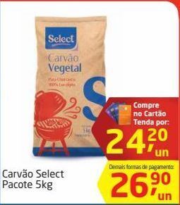 Tenda Atacado Carvão select 5kg oferta
