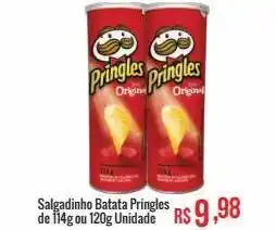 Mart Minas Salgadinho batata pringles de 114g ou 120g unidade oferta