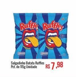 Mart Minas Salgadinho batata ruffles pct. de 115g unidade oferta