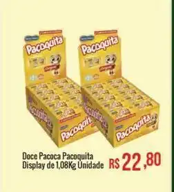 Mart Minas Doce pacoca pacoquita display de 1,08kg unidade oferta