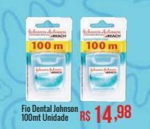 Fio dental johnson 100mt unidade