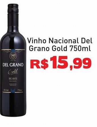 Tonin Superatacado Vinho nacional del grano gold 750ml oferta