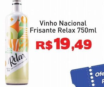 Tonin Superatacado Vinho nacional frisante relax 750ml oferta
