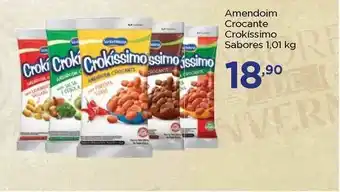 Amendoim Crocante Crokissimo Sabores 1.01kg
