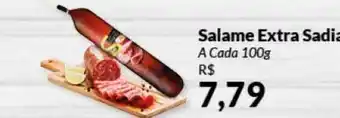 Boa Supermercados Salame Extra Sadia 100g oferta