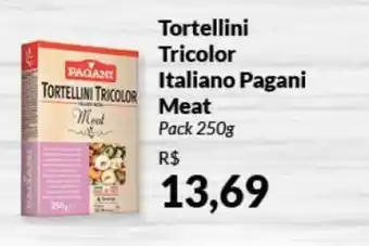 Boa Supermercados Tortellini Tricolor Italiano Pagani Meat 250g oferta