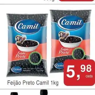 Mineirão Atacarejo Feijão preto camil oferta
