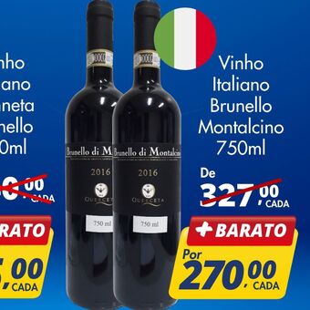 Delta Supermercados Vinho oferta