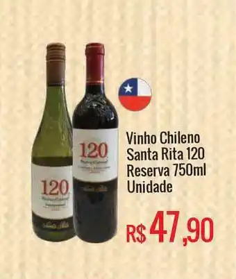 Mart Minas Vinho Chileno Santa Rita 120 Reserva 750ml oferta
