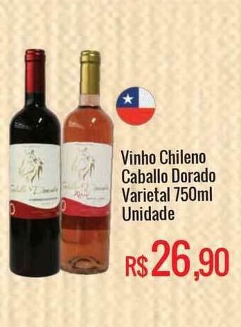 Mart Minas Vinho Chileno Caballo Dorado Varietal 750ml oferta