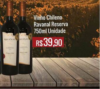 Mart Minas Vinho Chileno Ravanal Reserva 750ml oferta