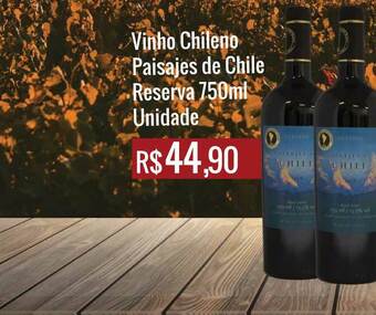 Mart Minas Vinho Chileno Paisajes De Chile Reserva 750ml oferta