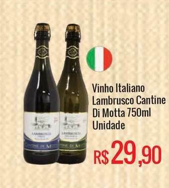 Mart Minas Vinho Italiano Lambrusco Cantine Di Motta 750ml oferta