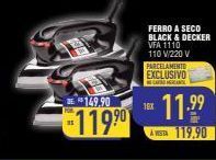 Mercantil Rodrigues Ferro a seco black & decker oferta