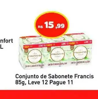 Tonin Superatacado Conjunto De Sabonete Francis 85g Leve 12 Pague 11 oferta