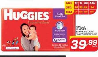 GBarbosa Fralda huggies supreme care oferta