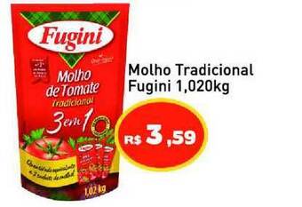 Molho Tradicional Fugini 1.020kg