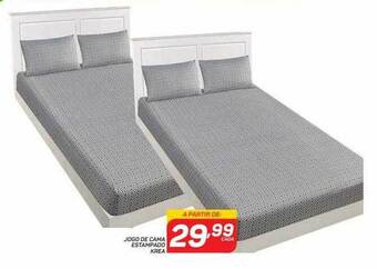 GBarbosa Jogo de cama estampado krea oferta