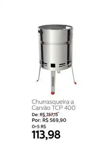 Churrasqueira A Carvão Tcp 400