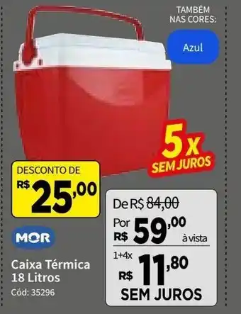 Deltasul Mor Caixa Termica 18L oferta