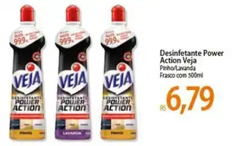 Atacadão Desinfetante Power Action Veja 500ml oferta