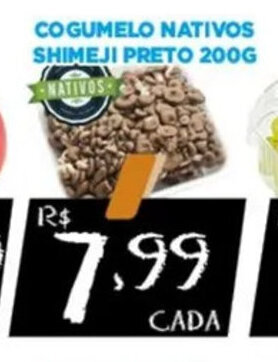 Cogumelo Nativos Shimeji Preto 200g