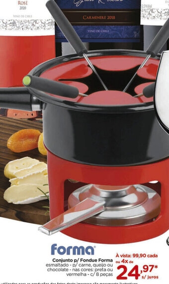 Carrefour Conjunto p/ Fondue Forma oferta