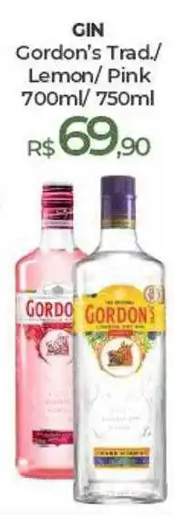 Gin gordon's trad. lemon pink