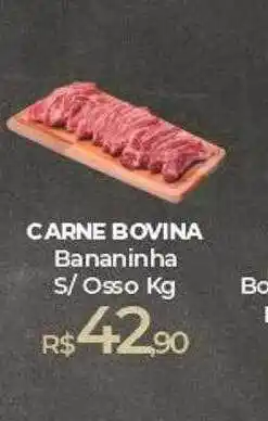 Carne bovina bananinha s osso