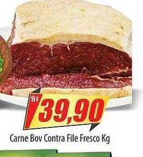 Preço Certo Carne bov contra file fresco oferta