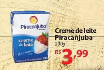 Super Bompreço Creme de Leite Piracanjuba 200g oferta