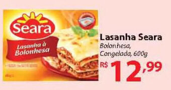 Super Bompreço Lasanha Seara 600g oferta