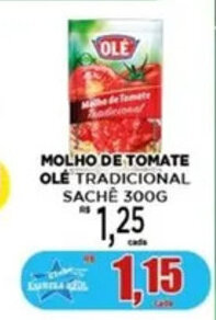 Supermercado Estrela Azul Molho de Tomate Ole 300g oferta