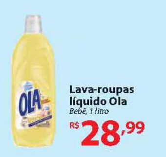 Super Bompreço Lava Roupas LIquido Ola 1L oferta