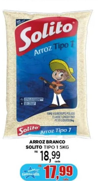 Supermercado Estrela Azul Arroz Branco Solito tipo 1 5kg oferta