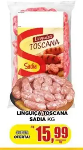 Supermercado Estrela Azul Linguica Toscana Sadia 1kg oferta