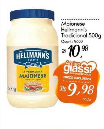 Giassi Supermercados Maionese hellmann's tradicional oferta