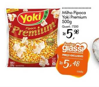 Giassi Supermercados Milho pipoca yoki premium oferta