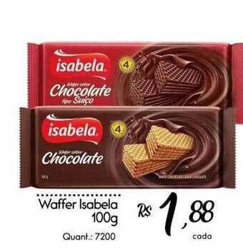 Giassi Supermercados Waffer isabela oferta