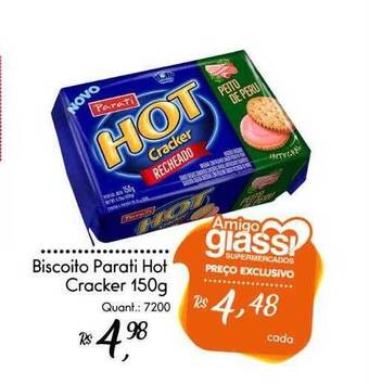 Giassi Supermercados Biscoito parati hot cracker oferta