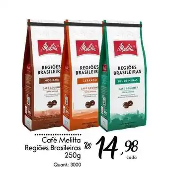 Giassi Supermercados Café melitta regiõos brasileiras oferta